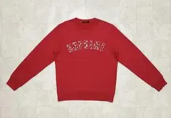ルイヴィトン　シュプリーム アーチロゴ スウェット XL レッドのサムネイル