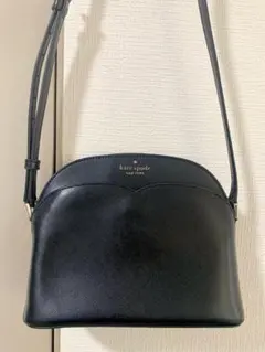 kate spade ブラック ショルダーバッグ
