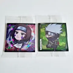 ナルト 忍界シールウエハース のはらリン UR はたけカカシ N 2枚セット