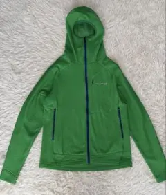 モンベル　トレールアクションパーカ Men's S グリーン