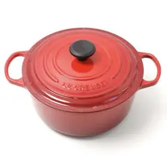 LE CREUSET シグニチャーココット ロンド チェリーレッド 26cmのサムネイル