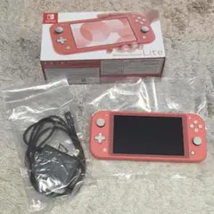 Nintendo Switch Lite 本体 ピンク 充電器付き