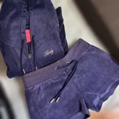 【最終値下げ】Rady ネイビー フード付きセットアップ