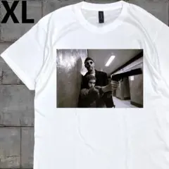映画 LEON マチルダ モノクロフォト半袖 tシャツ 白XLサイズ