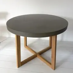 ドリフトウッドオーク 円形ダイニングテーブル ドリフトウッドオーク 円形ダイニングテーブル - メルカリ