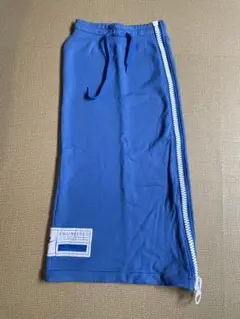ナイキ　スウェットロングスカート サイドジッパー付き　青　S 美品