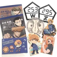 ブルーロック 別フレ ステッカー メタカ クリアシート 名刺 國神練介