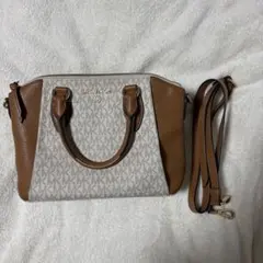 マイケルコース ショルダーバッグ ハンドバッグ 2way ベージュ/ブラウン