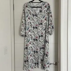 アパートバイローリーズ　花柄　ロングガウン　ワンピース