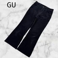 ＊GU＊ジーユー【XL】コーデュロイフレアパンツRS ワイドパンツ　大きいサイズ