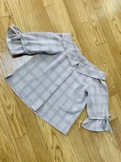 美品 INGNI チェックトップス M