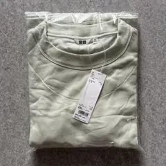 ユニクロ スウェットボクシークルーネックシャツ（長袖） XXL ライトブルー