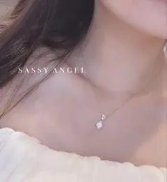 SASSY ANGEL ペアシェイプネックレスのサムネイル