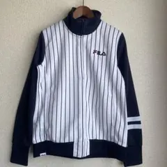 【未使用】FILA レディース ジャージ ストライプスタンド ジャケット