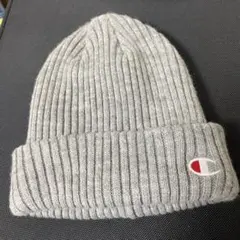 [値下げ]Champion グレー ニット帽 56.5-58.5cm