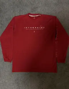 IN THE PAINT 赤 長袖 Tシャツのサムネイル