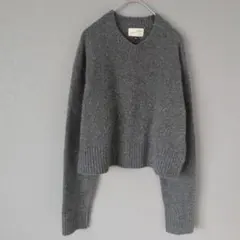 Universal Thread 【M】グレー Vネック セーター 長袖 秋冬