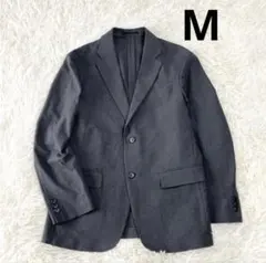 ✨極美品✨ユニクロ　感動ジャケット　メンズ　ダークグレー　M ウォッシャブル