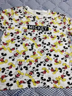 ミッキーマウス総柄TシャツM