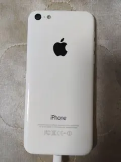 iPhone5c/ホワイト/本体【300円オークション】