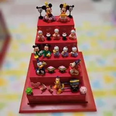 ディズニー　おひなさま　ひな祭り　ベルメゾン　専用ケース付き