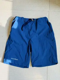 mont-bell モンベル キッズ ハーフパンツ 青
