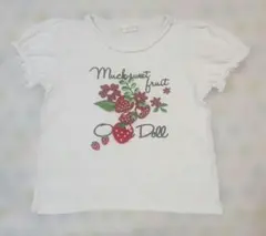 OLIVE des OLIVE doll いちご柄 半袖Tシャツ 130のサムネイル