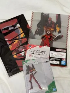 エヴァンゲリオン 一番くじ　アクリルスタンド & クリアファイル セット　アスカ