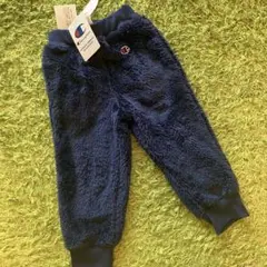 【新品未使用タグ付】チャンピオン　ボアパンツ　100センチ　ネイビー