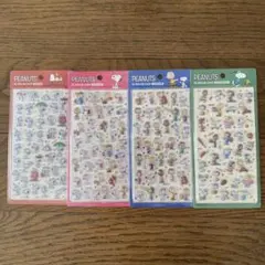 韓国限定　正規品　PEANUTS スヌーピー　シール4種セット