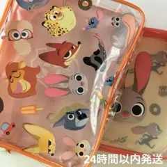 【新品】ズートピア　クリアポーチ 2個セット　ジュディ