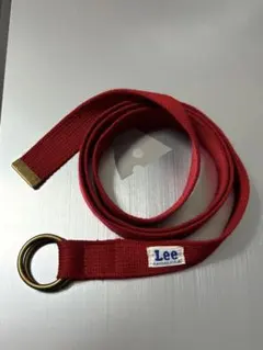 Lee 赤 キャンバスベルト