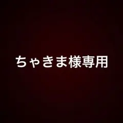 【ちゃきま様専用】