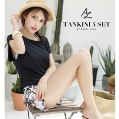 【新品・未使用】エンジェルルナ 水着 タンキニ5点セット Mサイズ