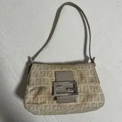 フェンディ　FENDI マンマバケット　訳あり　ベージュ