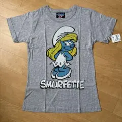 JUNK FOOD Tシャツ SMURFS スマーフ グレー L ⭐︎新品タグ付☆のサムネイル