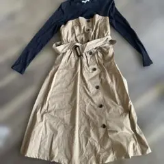 マタニティ授乳服 ワンピース