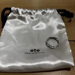 S＊プロフ必読様専用 ete/リング/ゴールド/保証書あり/美品 - メルカリ