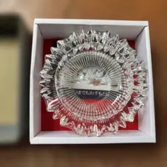 【HOYA】クリスタル 灰皿／小物入れ ガラス 箱付き