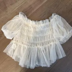 mily bilet チュールトップス　チュールブラウスのサムネイル