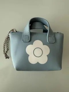 【MARYQUANT】新品未使用 ポーチ付きエコバッグ 水色