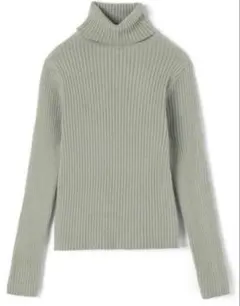 GRL k8534v タートルネックリブニットトップス