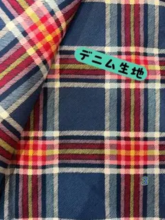 7ෆ˚*【1m】キャスキッドソン・デニム生地
