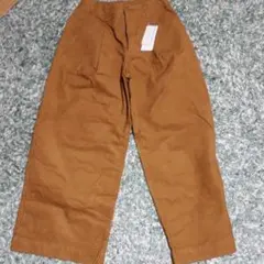 コーデュロイワイドパンツ