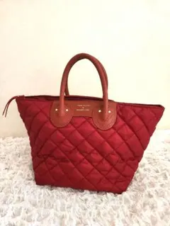 YOUNG＆OLSEN キルティングバッグ トートバッグ　赤