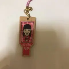 E-girls 重留真波 羽子板ストラップ2016