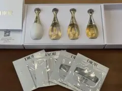 【新品未使用】Dior ディオール ジャドール４本セット サンプル付き