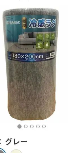 昭和西川 極厚冷感ラグ 約180×200cm ベージュ - メルカリ