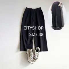 25SS 【シティショップ】WIDE PAINTER パンツ 黒38 日本製のサムネイル