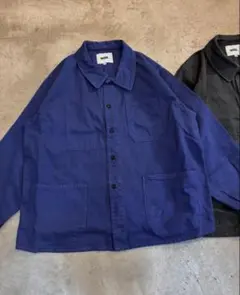 値下げ‼️WAX French work Jk Blue Lサイズのサムネイル